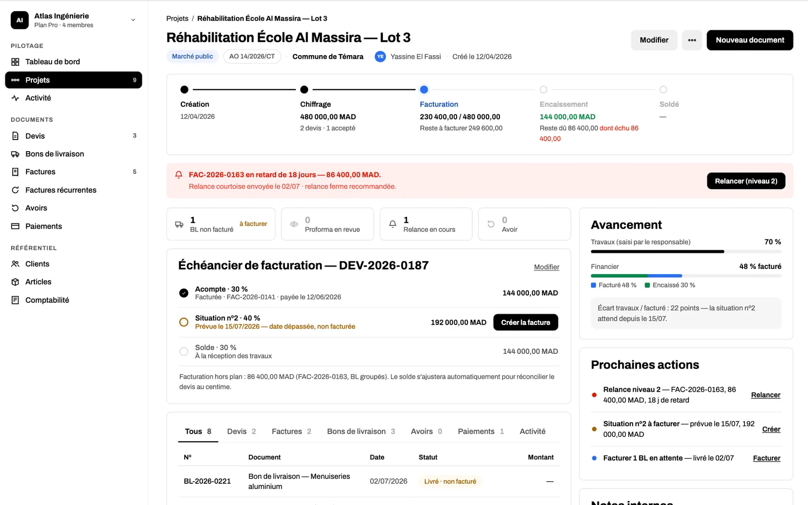 FactureLab project screenshot